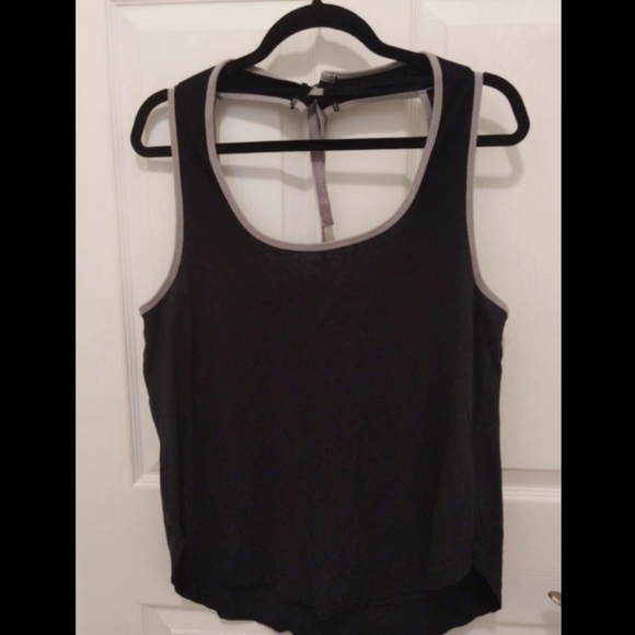 Splendid Black with grey trim halter tank top - XL - Picture 8 of 11